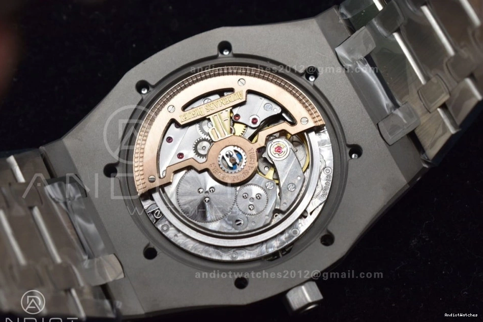 SS Textured Royal A Supportive on 39mm ZF Bracelet Oak SS 15202 1043 1:1 Edition Best Dial Blue 1218